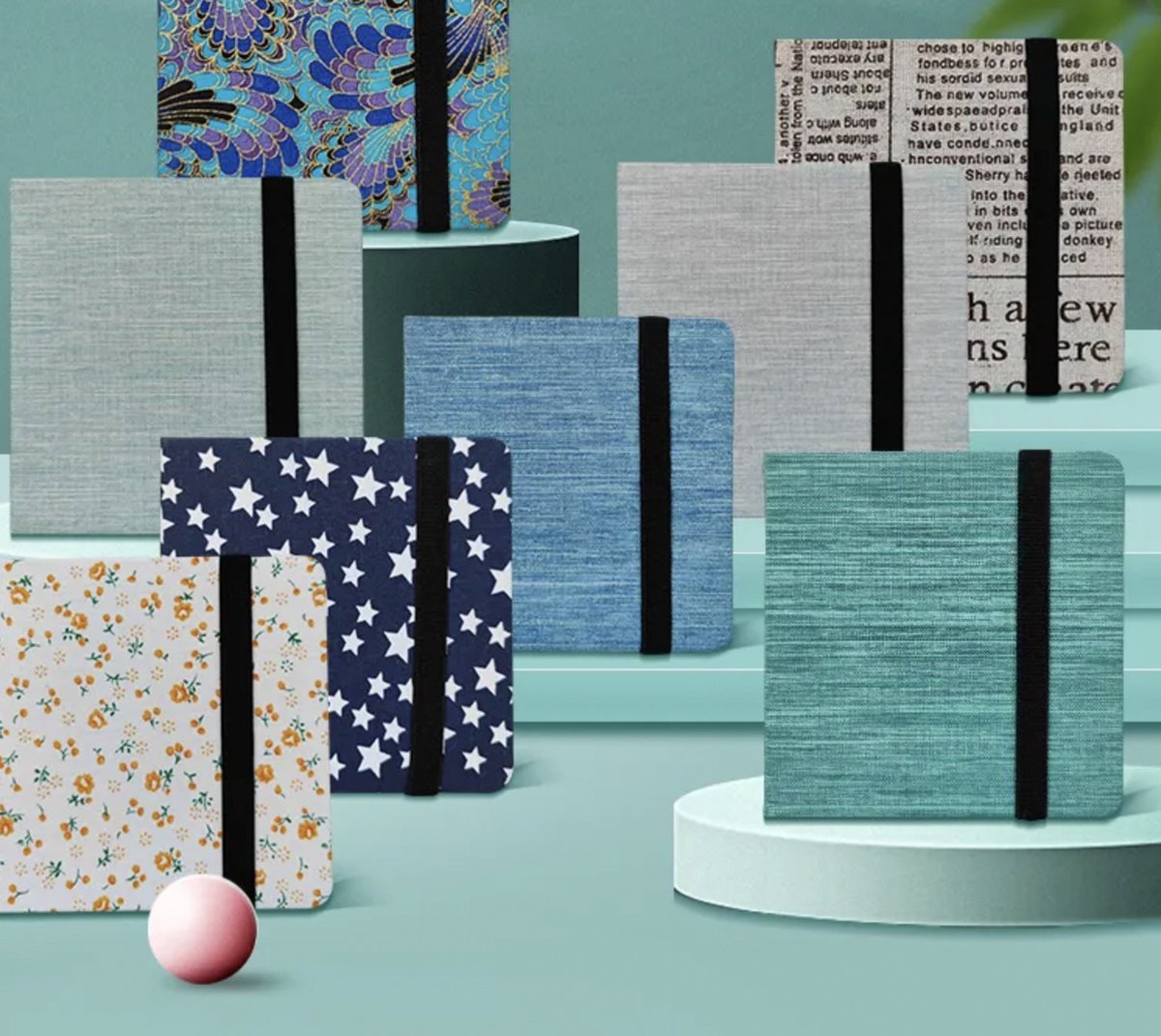 aquarel|schetsboek| Blauw| 12x12cm|24 vellen|300g|Koudgeperste